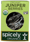 Spicely Organic Juniper Berries Whole 0.20 Ounce Ecobox Certified Gluten Free