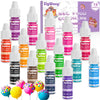 Gel Food Coloring - 15 Colors Flavorless Gel Based Food Color Dye, Vibrant Edible Concentrated Food Coloring for Cake Cookie Dec