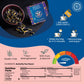 Pride Of India | Blue Sapphire: Butterfly Pea Flower Tea 1 Oz (28.3 Gm) | 100% Pure Butterfly Pea Flower | Mild, Earthy Flavor & Subtle Floral Flavor | Enhanced Pyramid Nylon Tea Bags