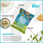Kibo Veggie Chips Sour Cream And Onion - Plant-Based Protein, Gluten-Free, Non-Gmo, Vegan-Friendly, 3D Triangles, Crunchy, Made