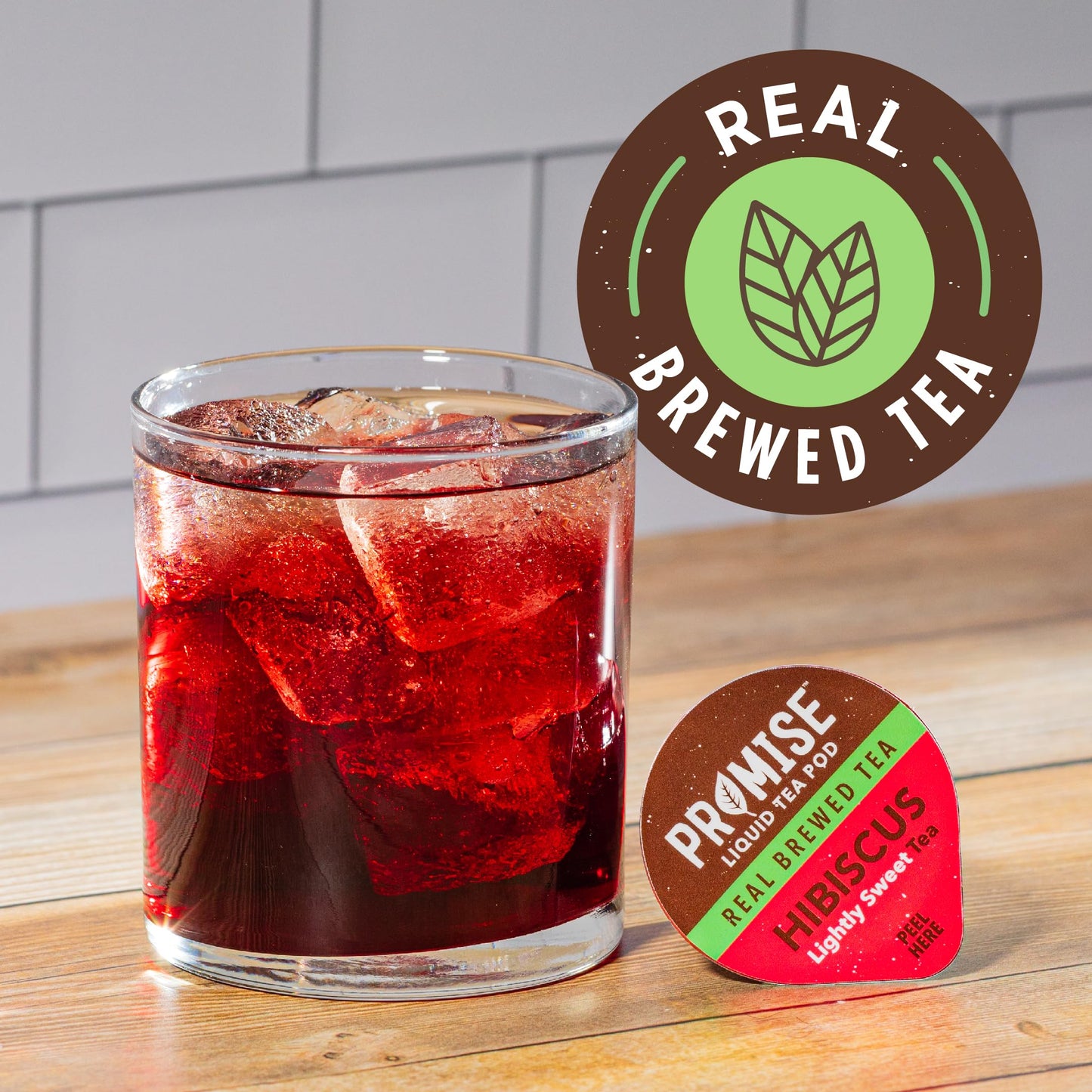 Promise Tea Single Serve Liquid Tea Concentrate Pods By Java House, Peel And Pour (Pack Of 12, Hibiscus)