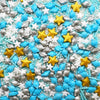 Se Si&Moos Space Theme Sprinkles Planet Sprinkles For Cake Decorating Edible Galaxy Cake Decorations For Birthday Party,White St