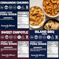 Field Trip Gluten Free Pork Rinds, Paleo And Keto Friendly Airy Puffs, Crunchy High Protein Snacks, Low Carb Snack From Back Pork Skins, 2.5Oz Bag, 4 Variety Pack, Holiday & Christmas Gift Item