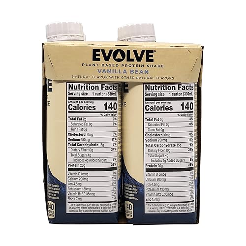EVOLVE Ideal Vanilla Protein Shake 4Pk, 11 FZ