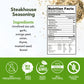 s.a.l.t. sisters Steakhouse Seasoning | All-Natural, Gluten Free, MSG Free, Non-GMO | Dried Citrus, Herbs & Salt Seasoning | Ver