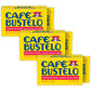 Pantry Delight Bundle - Cafe Bustelo Ground Coffee Espresso Brick Bulk, 6 Ounces Each, 3 Pack Bundled With Pantry Delight Espres