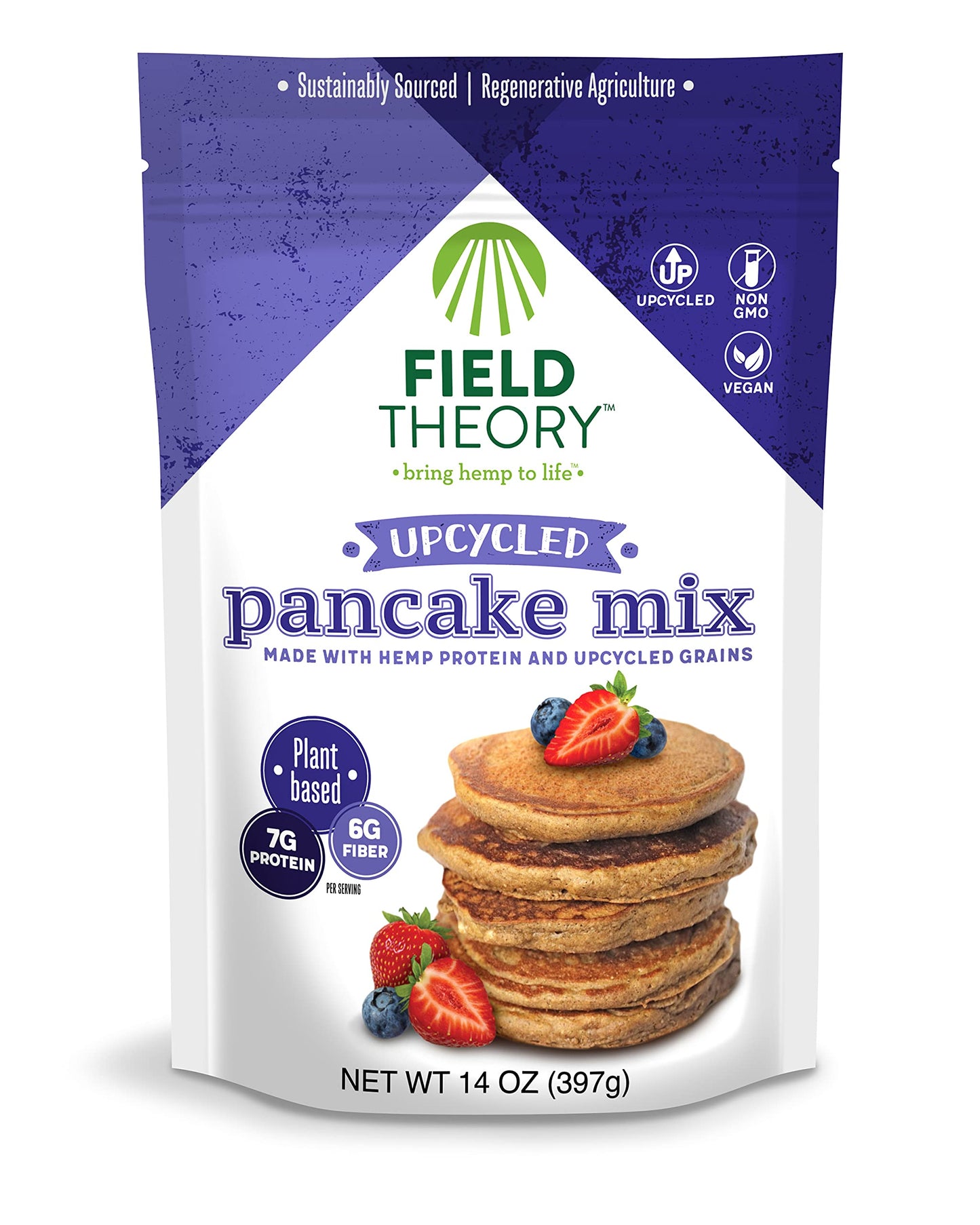 Field Theory - Upcycled Pancake Mix - Case Of 5-14 Oz(D0102H546Qp)
