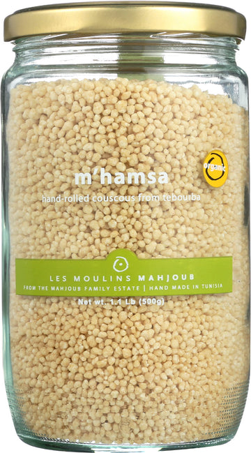 Les Moulins Mahjoub Organic Couscous Mhamsa | Hand Rolled in Tunisia