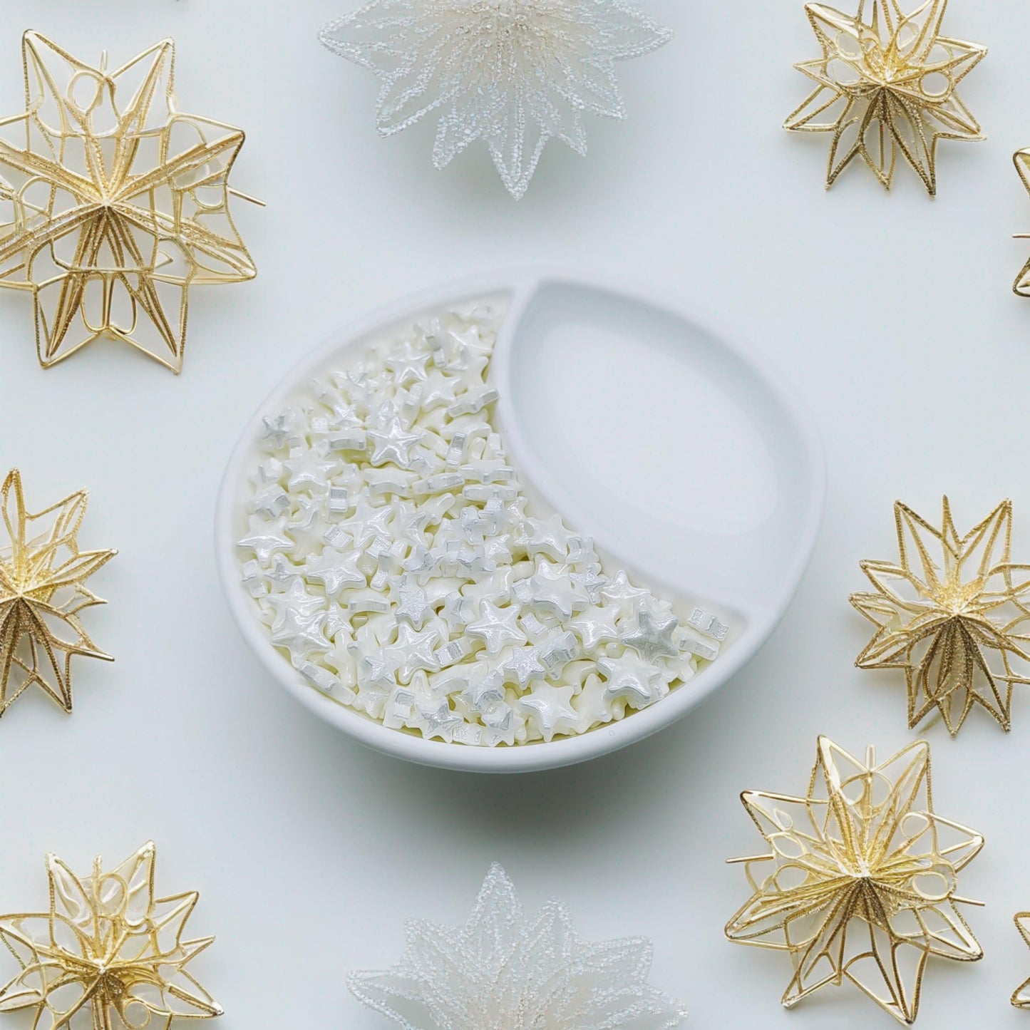 Mixed Size White Stars Sprinkles Edible Stars Cake Decorating Stars Cake Decorations Cupcake Toppers Cookie Decorating Perfect F