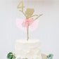 WAWUO Ballet Cake Topper - Ballerina Birthday Decoration - 1 Count - Paper - Ballerina 4