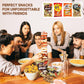 Joayo Jjol Byeong Snack 4 Packs - Crushing Ramen Noodle Snack For School, Office, Kids, Adults/Hot(82G), Chapagetti(77G), Anseon