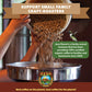 Java Planet - Cinnamon And Vanilla Organic Coffee Beans Infused With Organic Flavoring, Fair Trade, Medium Dark Roast, Arabica G