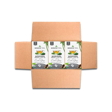 Miracle Tree - 3 Count of Organic Moringa Superfood Tea, 25 Individually Sealed Tea Bags, Earl Grey (Keto, Detox, Energy/Immunit