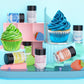 Edible Glitter - Fruit Green Luster Dust Edible For Drinks Cakes, Food Grade Cake Decorating Shimmering Glitter, Sprinkle Powder