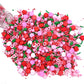 Rose Hearts Sprinkles Pink And Red Mixed Cupcake Cake Decoration Cake Cookie Icecream Donut 3.4Oz