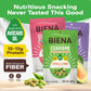 Biena Crispy Roasted Edamame Beans Snack - High Protein Snack for Adults & Kids, 12g-13g Protein per Serving - Made with Avocado