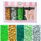 Confect St. Patricks Green & Silver Clover Sprinkles | Gold Star Sprinkles | Sprinkles for Baking & Cake Decorative | Cookie Spr