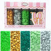 Confect St. Patricks Green & Silver Clover Sprinkles | Gold Star Sprinkles | Sprinkles for Baking & Cake Decorative | Cookie Spr