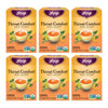 Yogi Tea Throat Comfort Herbal Tea - 96 Organic Tea Bags (6 Pack) - Caffeine Free - Wild Cherry Bark, Licorice Root, Ginger - Yellow