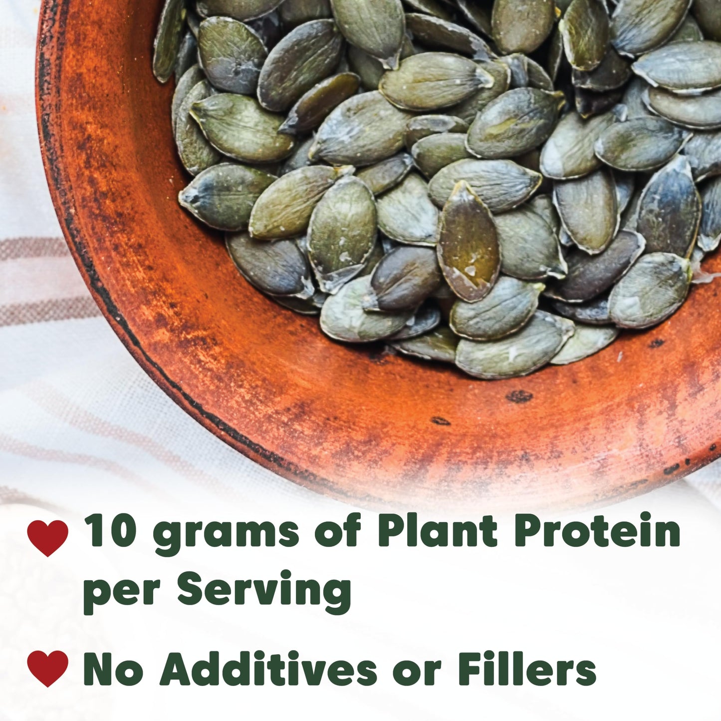 Wilderness Poets, Organic Pumpkin Seed Protein Powder (32 Ounce - 2 Pound) Cold-Pressed, Vegan, Unsweetened, Non-GMO, Dairy Free