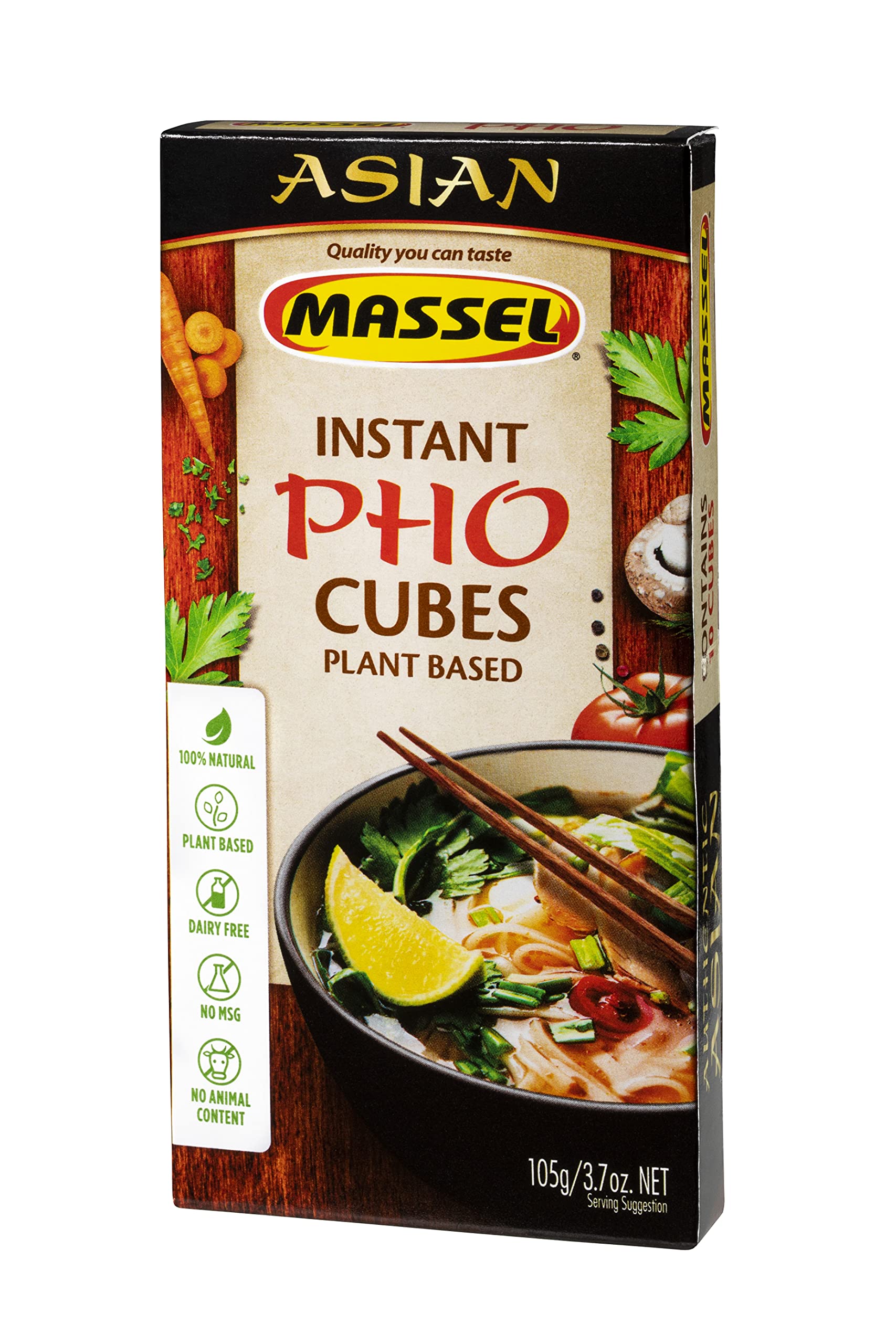 Massel Instant Pho Bouillon Broth cubes - No MSg gluten Free - Bulk Pack (6 x 105g)