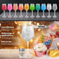 Dazzjoy Edible Glitter, Food Grade Shimmer for Cake Decorating, 7g, White