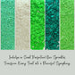 Confect Edible Sprinkles Mix - Green & White Vermicelli, Soy-Free, Dairy-Free, 5 Oz
