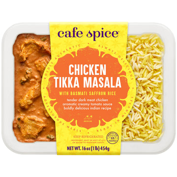 Caf   Spice Chicken Tikka Masala Saffron Rice, 16 oz