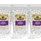 White Jordan Almonds (3-Pack) Wedding Shower Party Favor Premium White Candied Nuts (4.5 Lbs Total)
