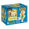 Kauai Coffee K-Cup Pods, Medium Roast, Banana Crème Flavor, 10 Count, Compatible with Keurig Brewers