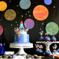 Gyufise 40Pcs Space Astronaut Cupcake Toppers Rocket Planet Trip To The Moon Cupcake Picks Decorations For Baby Shower Boys Girl