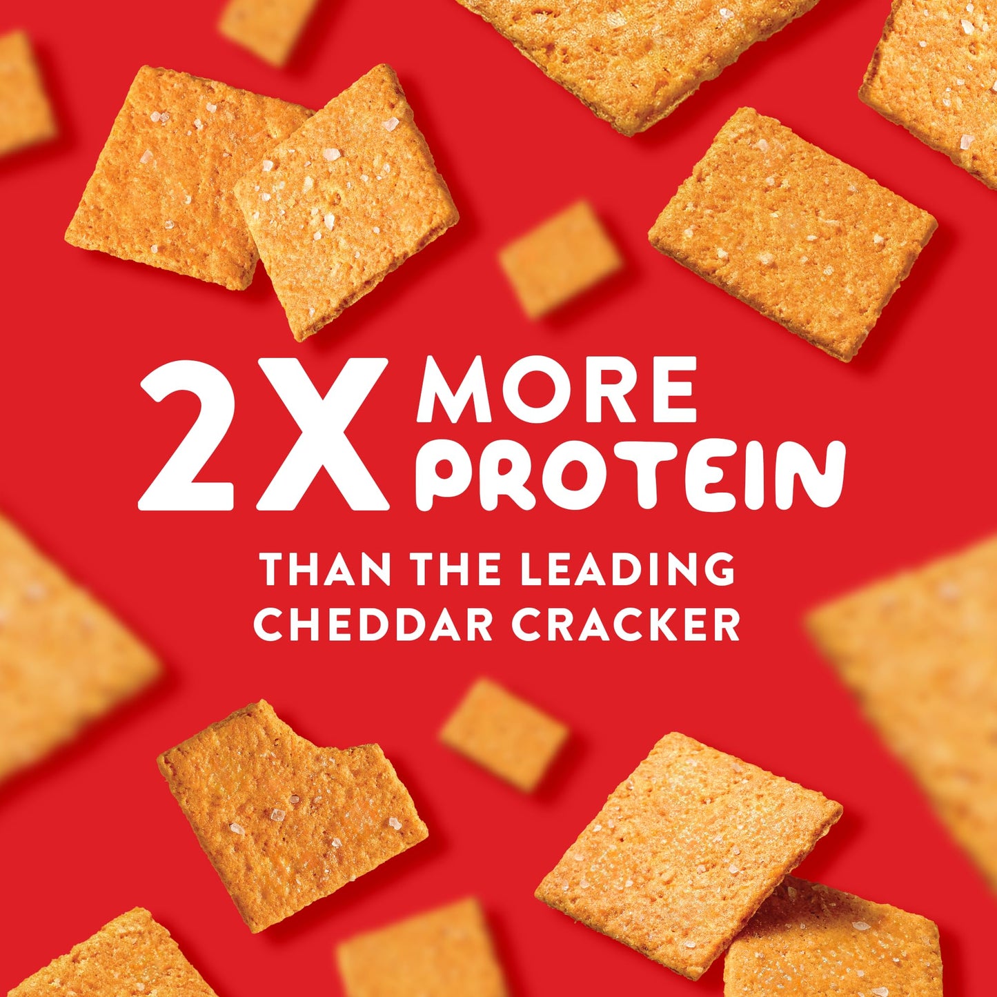 HighKey Low Carb Cheddar Crackers - Keto Cheese Crackers, 2.0oz 3-Pack, Gluten Free Crunchy Snack, Diet Friendly, Grain Free, He