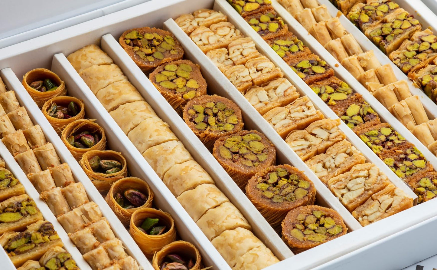 Yafa Baklava -Middle Eastern Sweets- Pistachio Baklava - Bakery Dessert - Turkish Delights Assorted - Eid Gift Basket -Turkish B