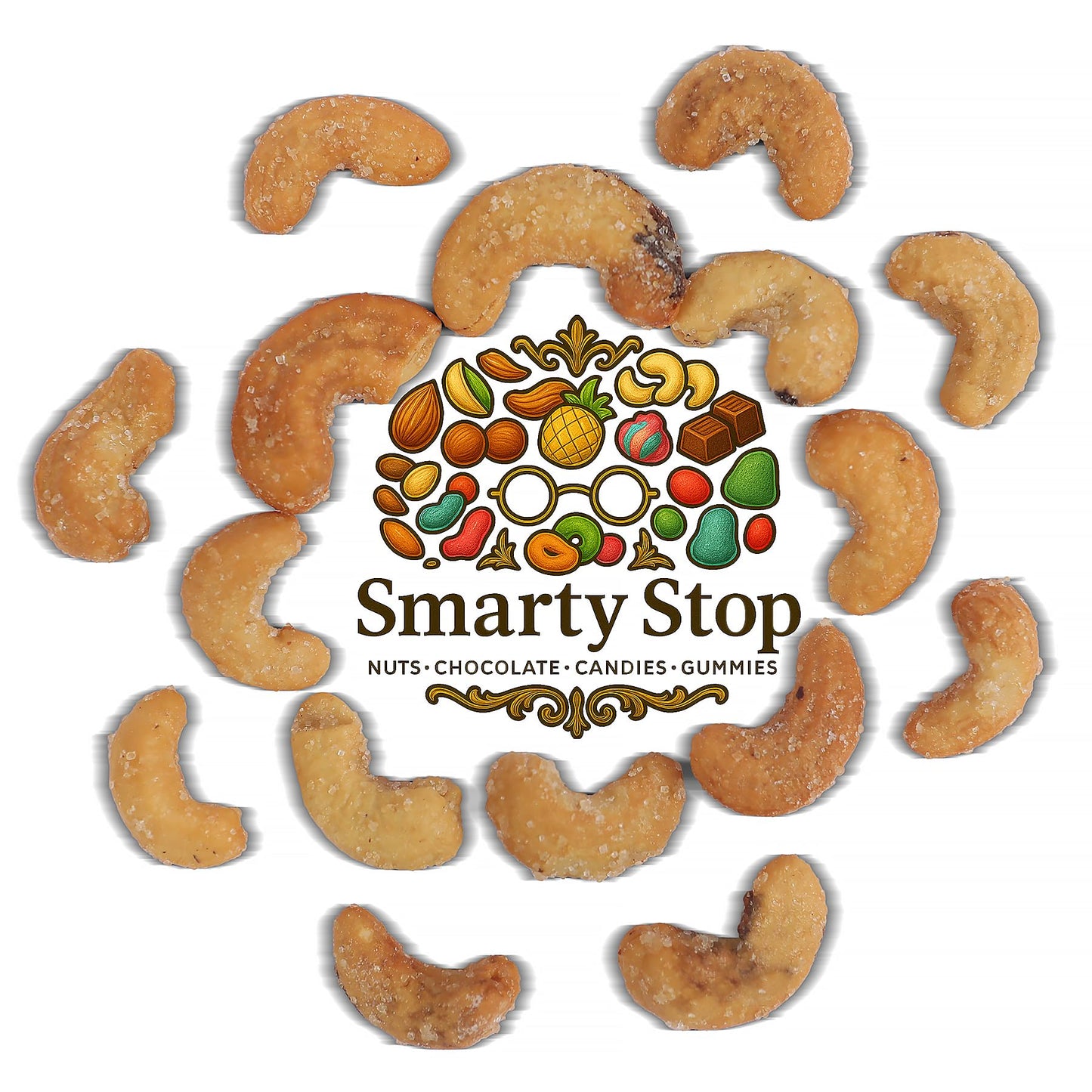 Smarty Stop Cashew (Honey Roasted Cashews, 3 Pound (Pack of 1))