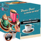 Double Donut Coffee Espresso Roast Blend, 20 Count Recyclable Pods for Keurig K Cup Machine