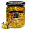 Mediterranean Olive Bruschetta - Gluten-Free Green Olive Sandwich Spread With Olive Oil For Muffuletta, Sandwiches, Dips, Crackers, Salads, & Appetizers, Kosher - Sable & Rosenfeld - 16 Oz (Pack 1)