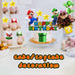14Pcs Super Bros Cake Topper For Birthday Party Decoration, Super Brother Birthday Party Supplies- Fun Kid'S Party Cupcake Decor