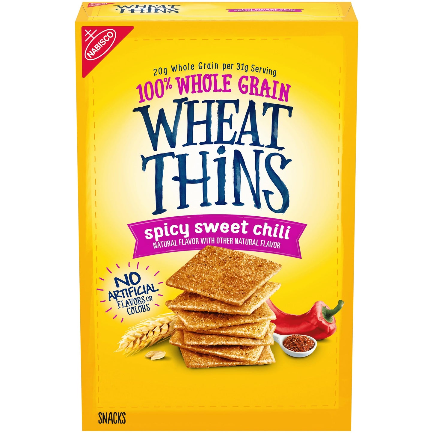 Wheat Thins Spicy Sweet Chili Snacks  Whole Grain Wheat ers  Snack ers  8.5 oz