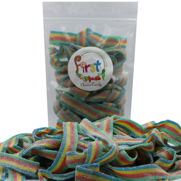 Variety Color Sour Gummy Belts (Rainbow, 1.5 Lb)