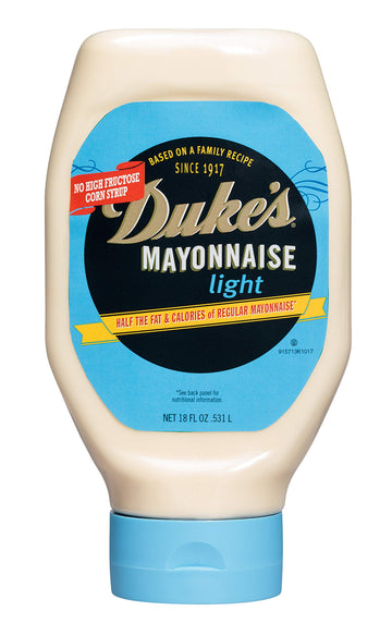 Duke'S Light Mayonnaise Squeeze, 18 Ounce