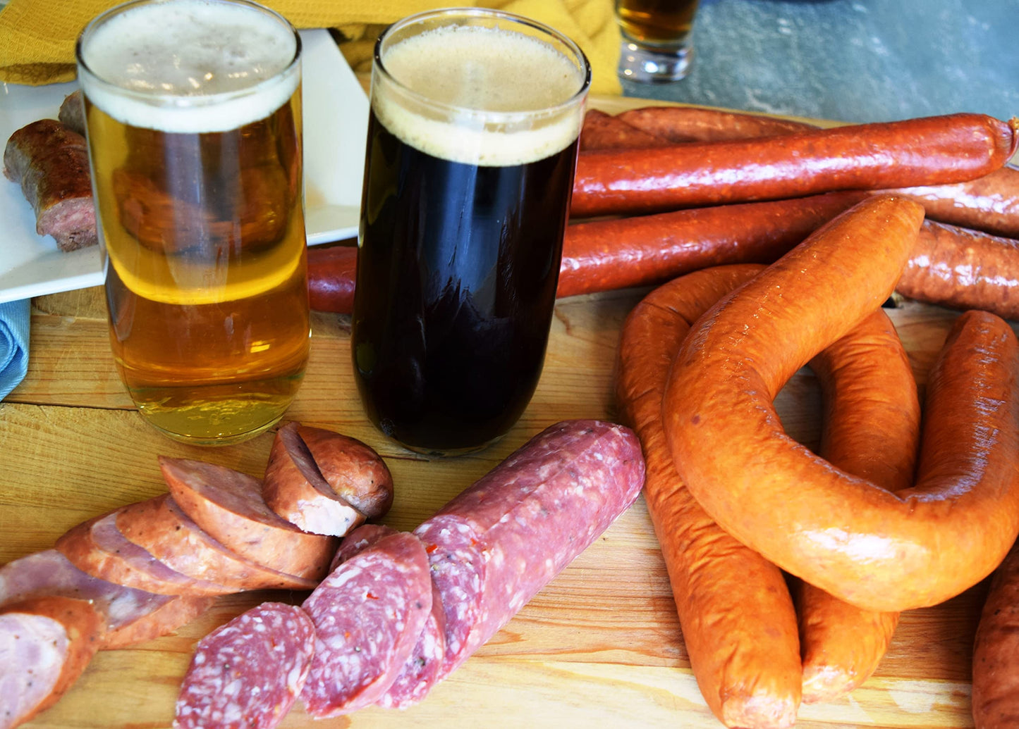 Manda Fine Meats Andouille Sausage, 12 Ounce Pack, Smoked Sausage
