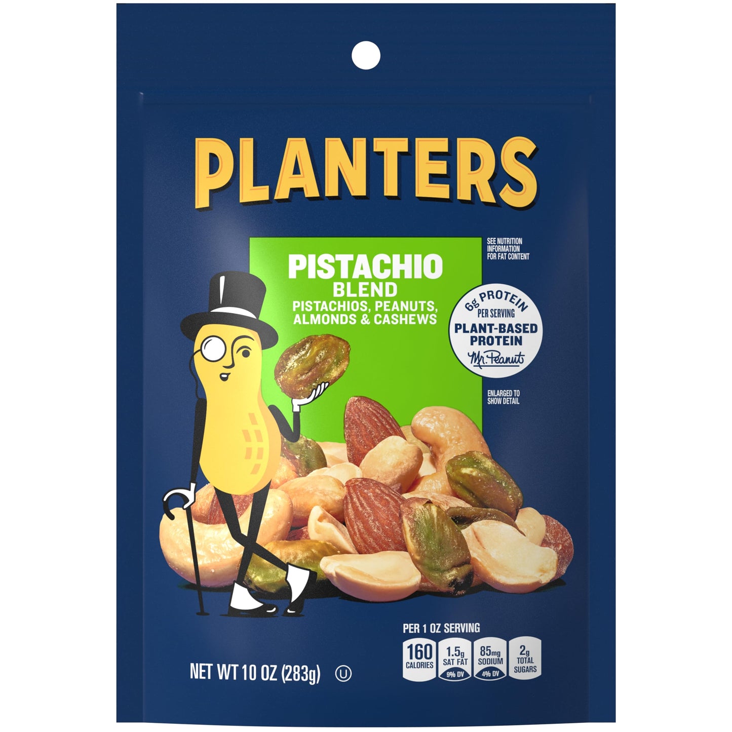 Planters Pistachio Blend, 10 oz, Pack of 1, Delicious Nut Mix