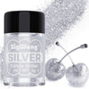 Silver Edible Glitter - 5g Food Grade Cake Decorating Shimmering Glitter, Edible Sprinkle Luster Dust for Drinks, Chocolates, Fo
