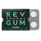 Rev Gum Caffeine Energy Gum | Extra Strength 100mg of Caffeine per Gem | Spearmint Sugar Free Caffeine Gum - Low Calorie Chews to Help You Stay Alert  Awake and Focused - Mint Chewing Gum - 12 Packs