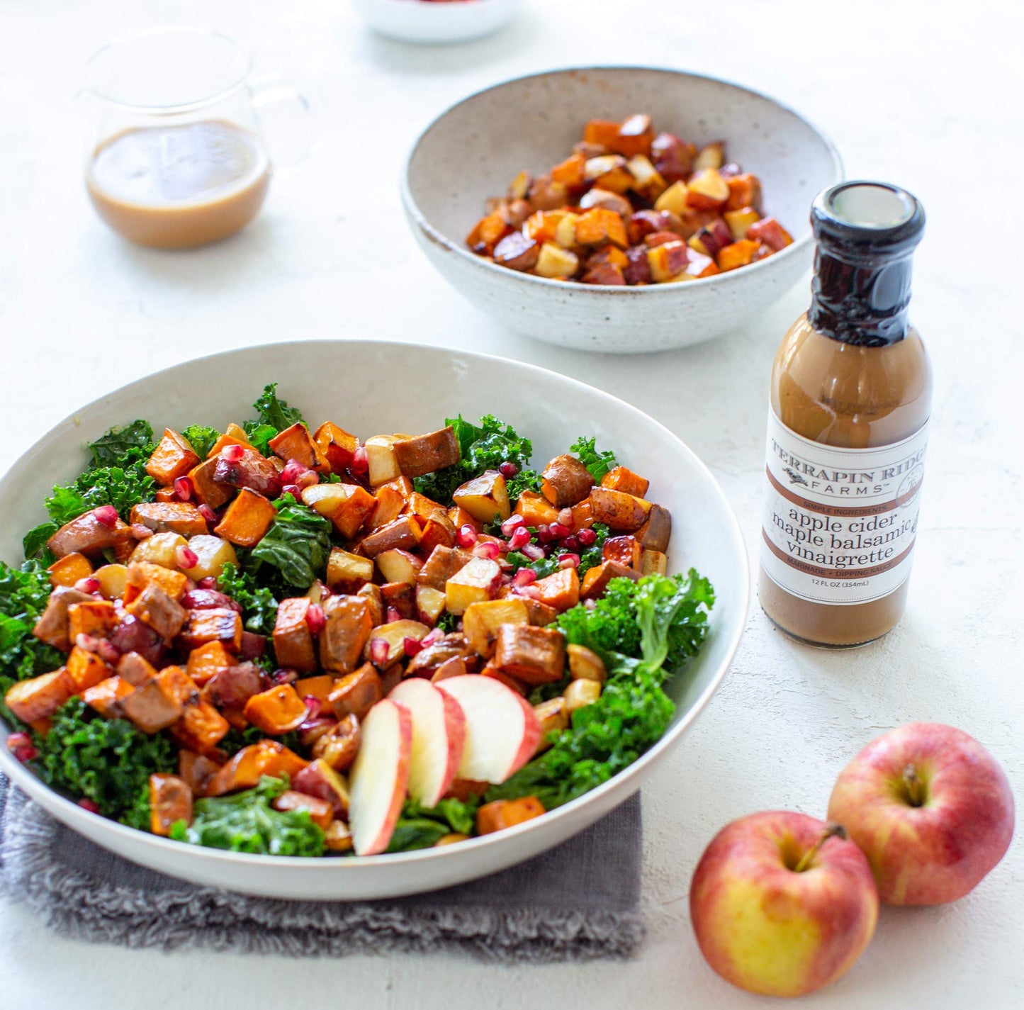 Terrapin Ridge Farms Apple Cider Maple Balsamic Vinaigrette – Gourmet Salad Dressing – 1 Quart Bottle