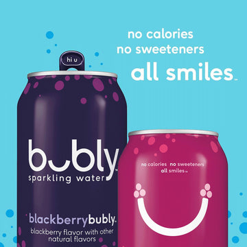 Bubly Sparkling Water Grapefruit, 12 Fl Oz, Pack Of 18