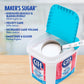 C&H Pure Cane Ultrafine Granulated Bakers Sugar, 3.5 lb Easy Baking Tub (Pack of 2)