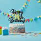 Klionjor 34Th Birthday Cake Topper - Happy Birthday Decoration For 34Th Birthday Party - Gift Plugin