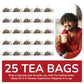 BREWIX Hibiscus Orange Tea Bags - Caffeine-Free Herbal Tea, 25 Plant-Based Bags