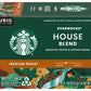 Starbucks K-Cup Coffee Pods, House Blend, 16 Count (Pack of 10), Model 110769